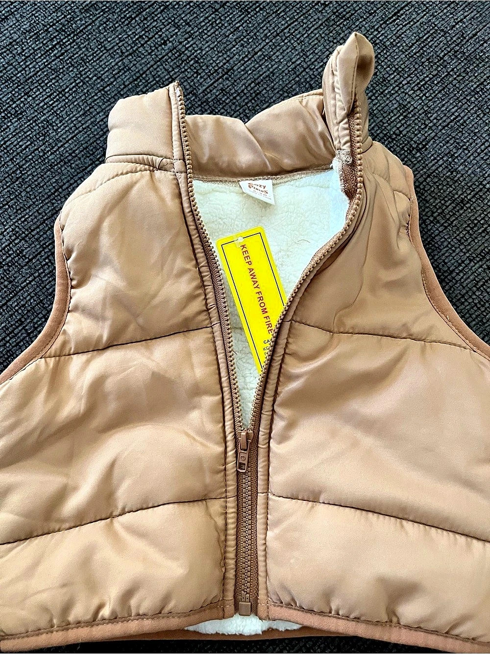 Cozy Pixies Quilted Sherpa-Lined Vest Sherpa-Lined Vest Baby 6-9M